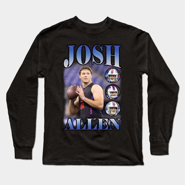 BOOTLEG JOSH ALLEN VOL 5 Long Sleeve T-Shirt by hackercyberattackactivity